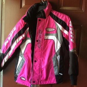 Winter snowmobile coat